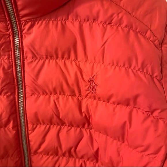 POLO|Ralph Lauren-Water Repellent Puffer Jacket in, “Brilliant Red”, Size XL,NWT - Picture 7 of 15